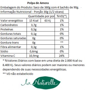 Polpa de Amora